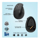 LOGITECH Lift Left Bluetooth Vertical Ergonomic Mouse - GRAPHITE/BLACK