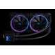 Alphacool Eisbaer Aurora 280 Procesor Sve-u-jednom vodeno hlađenje 14 cm Crno 1 kom