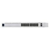 Ubiquiti USW-Pro-24-POE-EU configurable Gigabit Layer2 and Layer3 switch with auto-sensing 802.3at P