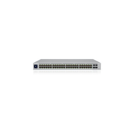 Ubiquiti UniFi Managed 48-port Gigabit PoE+ Switch, 4×10G SFP+, Touchscreen LCD, Rackmount, 600W (USW-PRO-48-POE-Gen2)