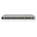 Ubiquiti UniFi Managed 48-port Gigabit PoE+ Switch, 40-port PoE+, 8-port PoE++, 4×10G SFP+, Touchscreen LCD, Rackmount, 