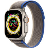 Watch Apple Watch Ultra GPS + Cellular 49mm Titanium Case with Trail Loop S/M - Blue/Grey EU