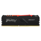 KINGSTON DRAM 16GB 3200MHz DDR4 CL16 DIMM FURY Beast RGB Black EAN: 740617319378