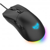 Gaming mouse BYTEZONE Ghost wired / RGB (16,8M colors) / max DPI 19K / optical / paracord cabel (black)