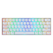 KEYBOARD - REDRAGON DRACONIC K530RGB PRO BT/WIRED MECHANICAL WHITE BROWN SWITCH