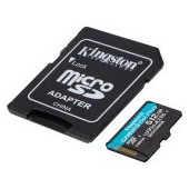 Kingston 512GB microSDXC Canvas Go Plus 170R A2 U3 V30 Card + ADP EAN: 740617301328