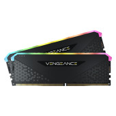 CORSAIR DDR4, 3200MHz 16GB 2x8GB Dimm, Unbuffered, 16-20-20-38, XMP 2.0, Vengeance RGB RS, RGB LED,
