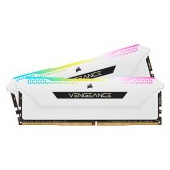Corsair 16GB (2 x 8GB) DDR4 DRAM 3600MHz C18-22-22-42 Vengeance RGB PRO SL Memory Kit - White