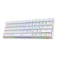 KEYBOARD - REDRAGON DRAGONBORN K630 RGB WHITE RED SWITCH