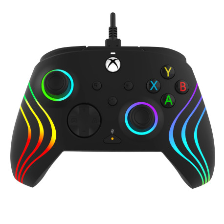 PDP XBOX WIRED CONTROLLER AFTERGLOW WAVE