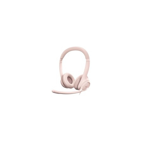 LOGITECH H390 Corded Headset - ROSE - USB