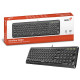 Genius SlimStar Q200, tipkovnica, USB, crna
