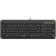 Genius SlimStar Q200, tipkovnica, USB, crna