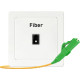 FRITZ!Box 5590 Fiber bežični usmjerivač Gigabit Ethernet Dvofrekvencijski (2,4 GHz / 5 GHz) Bijelo