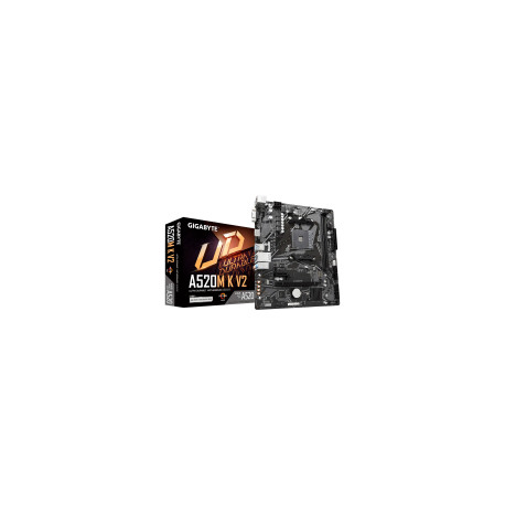 GIGABYTE MainBoard A520M K (AM4, 2x DDR4, 1x M.2, 4x SATA, 1x HDMI, 1x PCI Express x16 3.0, , 1x PCI