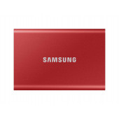 SSD 2TB Type-C USB 3.2 Gen2 V-NAND UASP, Samsung T7, rdeč
