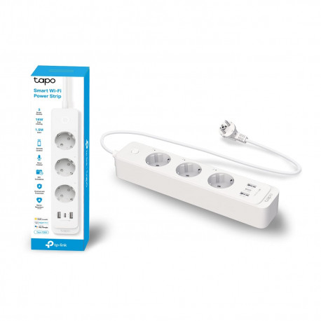 Smart Wi-Fi Power Strip, 3-Outlets, HomekitSPEC: 2.4 GHz Wi-Fi required, 100-240V, 50/60Hz, 10A max,