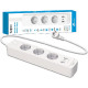 Smart Wi-Fi Power Strip, 3-Outlets, HomekitSPEC: 2.4 GHz Wi-Fi required, 100-240V, 50/60Hz, 10A max,