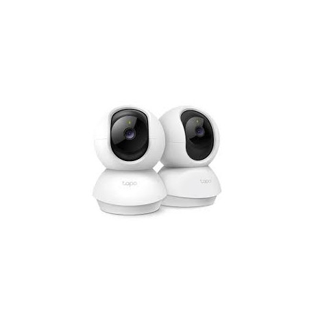 TP Link Tapo C210 2-Pack, Pan/Tilt Home Security Wi-Fi Camera, 2K (3MP) High-Definition Video, 360º
