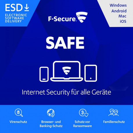 F-Secure IS multi-device el. licenca 1g, 3 uređaja