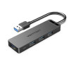 Vention 4-Port USB 3.0 Hub With Power Supply 0,5m Black