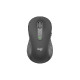 Miška Logitech Signature M650, velikost L, Bluetooth, LEFT, grafitna barva