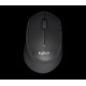 Miška Logitech M330 Silent Plus, črna