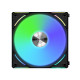 Ventilator za ohišje Lian Li UNI FAN AL140 V2 RGB PWM 140mm, črn