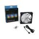 Ventilator za ohišje Lian Li UNI FAN AL140 V2 RGB PWM 140mm, črn