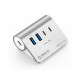 USB-C hub s 4 vhodi, 2x USB-A, 2x USB-C, USB 3.2 Gen2, 10 Gbps, ALU, ORICO M3CU2-G2