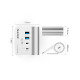 USB-C hub s 4 vhodi, 2x USB-A, 2x USB-C, USB 3.2 Gen2, 10 Gbps, ALU, ORICO M3CU2-G2