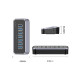 USB-C hub s 7 vhodi, 7x USB-A 3.2 Gen1, 5Gbps, črn, ORICO M3U3-7A-10