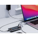 USB-C hub s 7 vhodi, 7x USB-A 3.2 Gen1, 5Gbps, črn, ORICO M3U3-7A-10