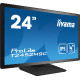 IIYAMA Monitor LED PROLITE T2452MSC-B1 24” PCAP multi-touch edge-to-edge glass and anti fingerprint