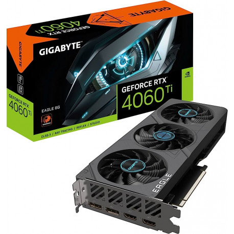 GIGABYTE Video Card NVIDIA GeForce RTX 4060 TI WINDFORCE 8G, GDDR6 8GB/128bit, PCI-E 4.0 x8, 2xHDMI,