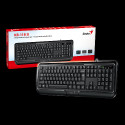 Genius KB-118 V2, žična tipkovnica, USB, crna
