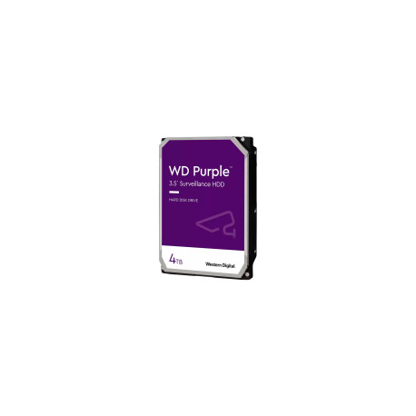 HDD Video Surveillance WD Purple 4TB CMR, 3.5'', 256MB, SATA 6Gbps, TBW: 180