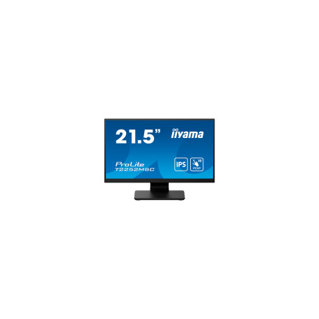 IIYAMA Monitor LED T2252MSC-B2 21.5" IPS TOUCH Capacitive 1920 x 1080, 250 cd/m², 1000:1, 5ms, Touch