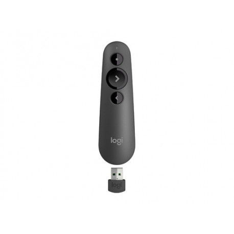 Presenter Logitech R500s Wireless, rdeč laser, USB