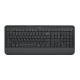 Tipkovnica Logitech K650 Signature, Wireless, USB, grafitna, SLO g.