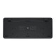 Tipkovnica Logitech K650 Signature, Wireless, USB, grafitna, SLO g.