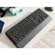 Tipkovnica Logitech K650 Signature, Wireless, USB, grafitna, SLO g.