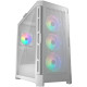 COUGAR | Duoface Pro RGB White | PC Case | Mid Tower / TG & Airflow Front Panel / 4 x ARGB Fans / TG