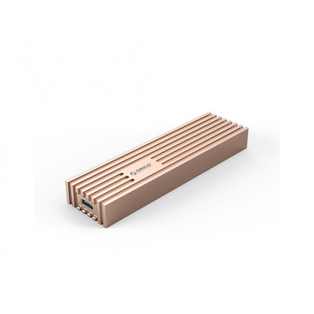 Zunanje ohišje za M.2 NVMe/SATA 2230-2280 v USB3.2 Gen2 Type-C, 10Gbps, Aluminij, zlato-roza, ORICO FV35C3