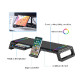 Stojalo za monitor z USB hubom s 4 vhodi, USB 3.0, RGB, črn, Ewent EW1268