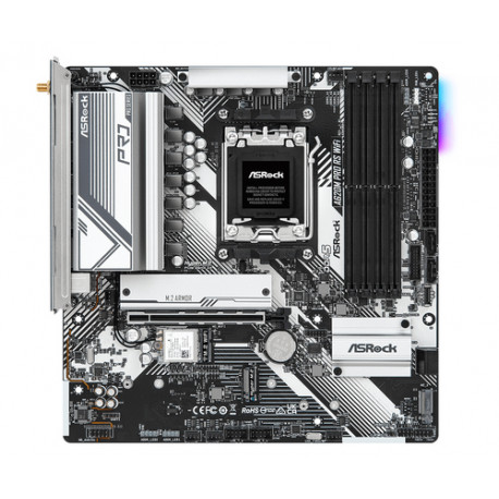 Asrock A620M Pro RS WiFi AMD A620 Utor AM5 Mikro ATX