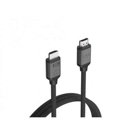 Kabel HDMI v HDMI 2.1a, M/M, 8K 60Hz, 4K 120Hz, UHS, HDR, 2m, pleten, LINQ