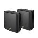 ASUS ZenWiFi AX XT8 (B-2-PK) bežični usmjerivač Gigabit Ethernet Trifrekvencijski (2,4 GHz / 5 GHz / 5 GHz) Crno