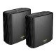 ASUS ZenWiFi AX XT8 (B-2-PK) bežični usmjerivač Gigabit Ethernet Trifrekvencijski (2,4 GHz / 5 GHz / 5 GHz) Crno