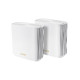 ASUS ZenWiFi AX XT8 (W-1-PK) bežični usmjerivač Gigabit Ethernet Trifrekvencijski (2,4 GHz / 5 GHz / 5 GHz) Bijelo